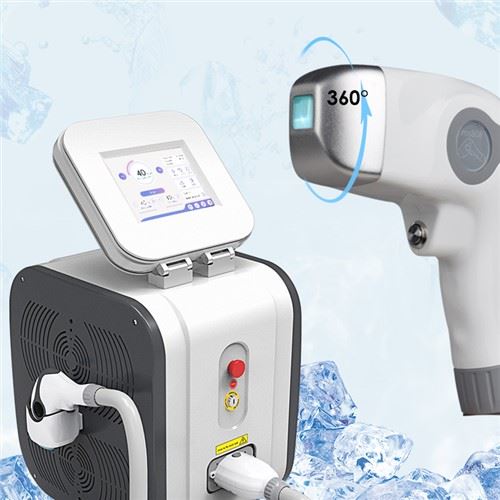 Dispozitiv portabil pentru îndepărtarea părului cu laser cu diodă 808nm