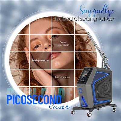 Mașină de îndepărtare a pigmentului de înaltă energie Pico Laser